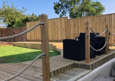 Roselands Paignton Curved Decking